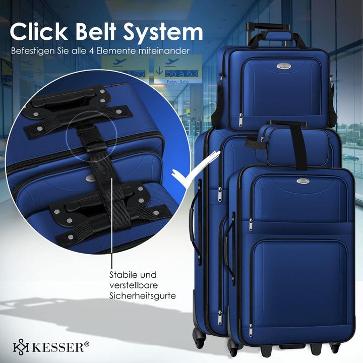 Actual product image Kesser Suitcase set, blue (60 l)
