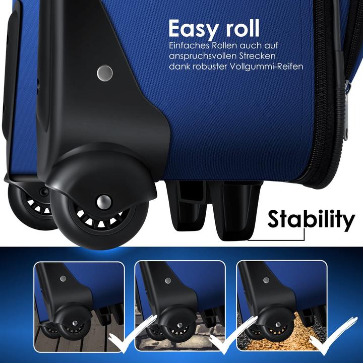 Actual product image Kesser Suitcase set, blue (60 l)