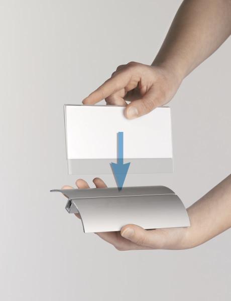 Produktbild Durable Tischnamensschild, Acryl mit Aluminiumfuss