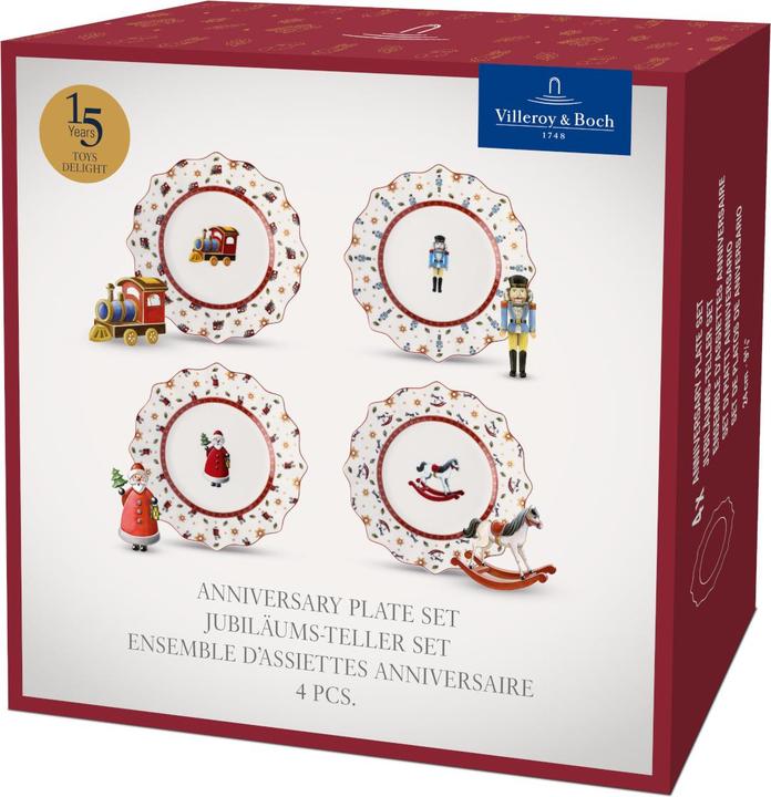 Productafbeelding Villeroy & Boch Toy's Delight Jubiläums-Teller (4 x, 24.40 cm)
