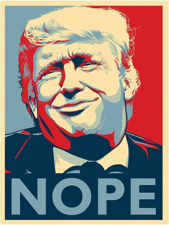 Produktbild Grindstore Donald Trump Nope TShirt (M)