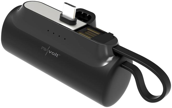 Image du produit Revolt Mini banque d'alimentation avec prise USB-C & prise USB-C, 4 500 mAh, PD 20 watts (4500 mAh, 20 W)
