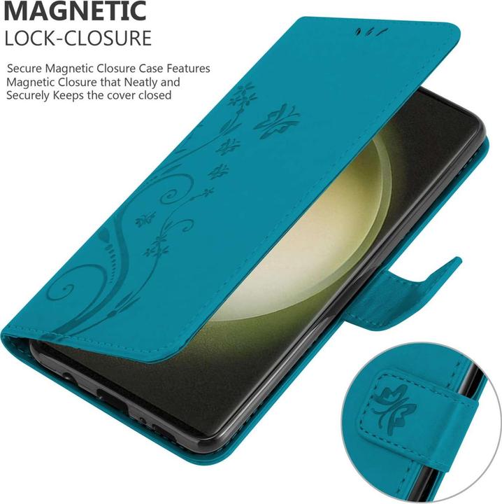 Immagine prodotto Cadorabo Custodia per Samsung Galaxy S23 ULTRA Flower Book (Samsung Galaxy S23 Ultra)