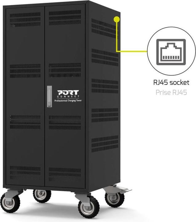 Image du produit Port Designs Charging Cabinet 30 Notebooks + Rack 1 Unit