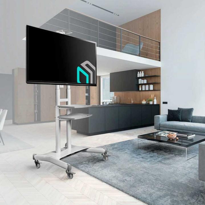 Produktbild Onkron TV SET ACC MOBILE STAND/50-86"/WHITE TS1881-W (105.90 kg, 50" - 86")