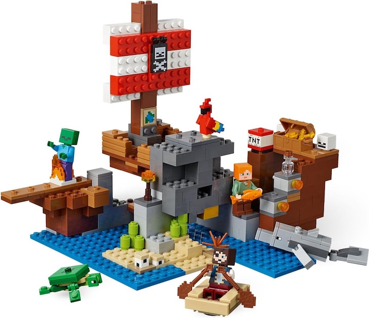 Immagine prodotto LEGO L'avventura della nave pirata (21152, LEGO Minecraft)
