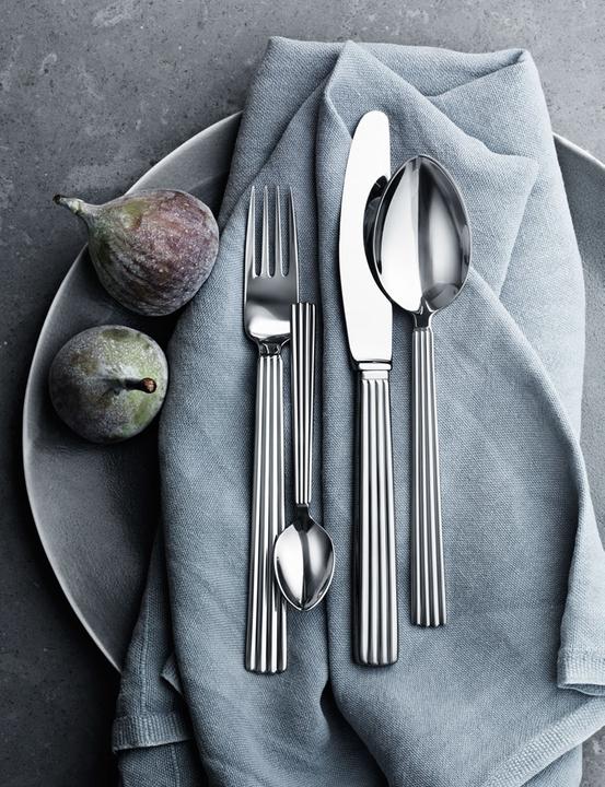 Actual product image Georg Jensen Bernadotte Cake Fork (4 Piece, Pitchfork)
