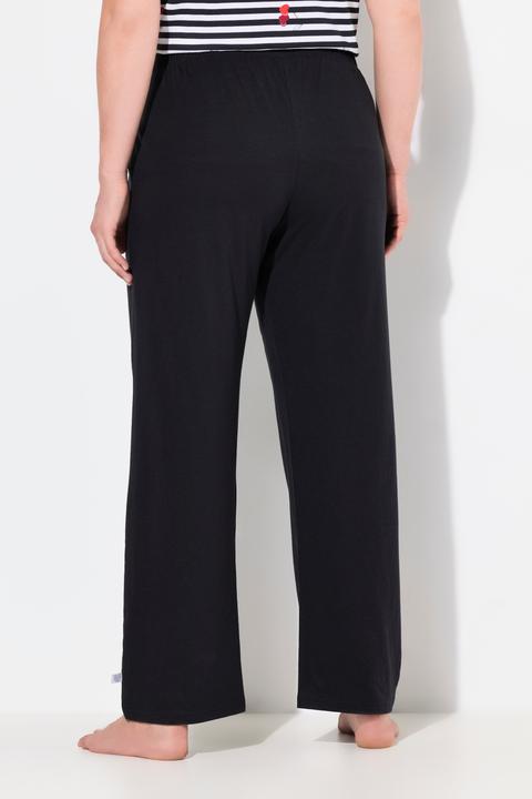 Produktbild Ulla Popken Pyjamahose, uni / Herzen, langes Bein