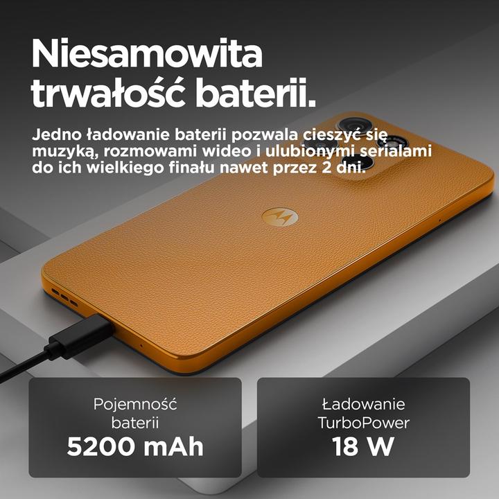 Produktbild Motorola moto g15 (128 GB, Sunrise Orange, 6.72", Dual SIM, 50 Mpx, 4G)