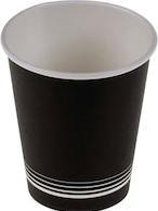 Immagine prodotto Pacovis Kaffeebecher nero aus Karton 3 dl, schwarz/weiss, Packung à 50 Stück (300 ml)