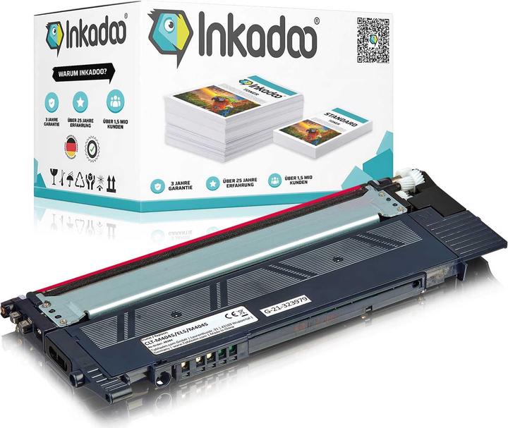 Actual product image Inkadoo Compatible toner to replace Samsung CLT-404S/ELS suitable for Samsung Xpress C 430 Xpress C 480 (M)