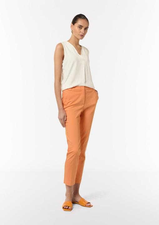 Produktbild Comma Bluse V-Neck-Top aus Crêpe (40)