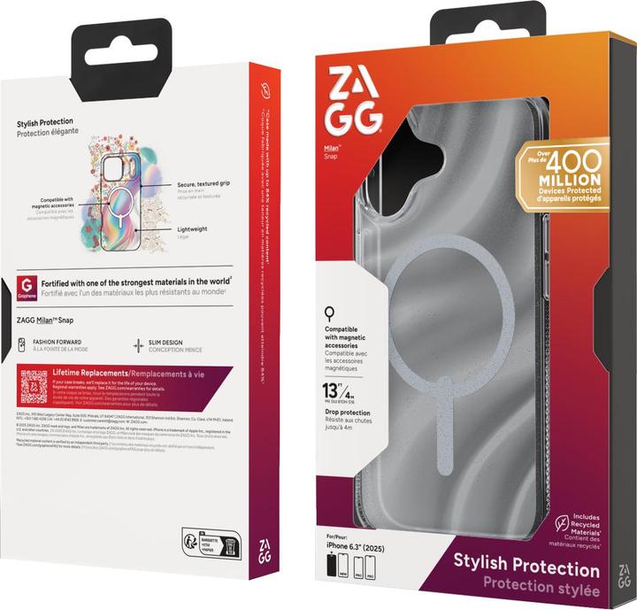 Actual product image Zagg Case für Apple iPhone 17 Milan Snap glitter whirl (Apple iPhone 17)