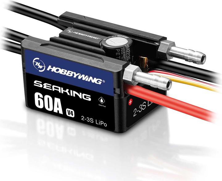 Image du produit Hobbywing Seaking 60A Bootsregler V4 2-3s LiPo