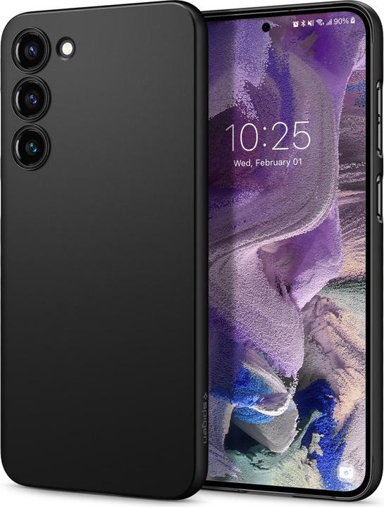 Spigen Air Skin Cover für S911B Samsung Galaxy S23 - black (Samsung Galaxy S23)