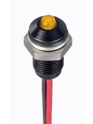 Image du produit RS PRO 6mm prom IP67 sealed black LED, yel 20mA