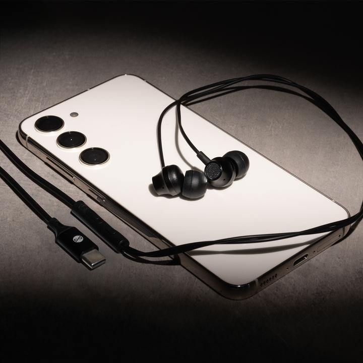 Immagine prodotto Forever wired earphones EP-02 USB-C black (Cablato)