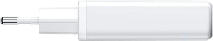 Actual product image Joyroom Ultrathin Wall Charger Double Port USB-C+USB-A, 20w - White (20 W, 2 ports)