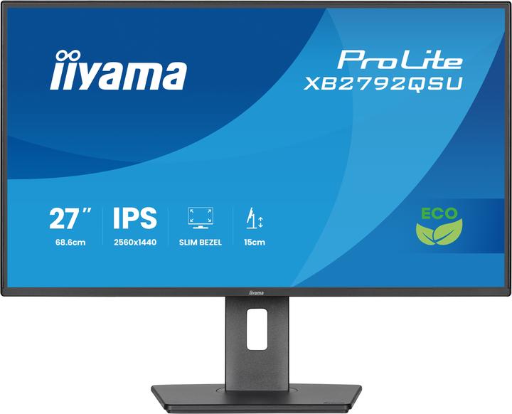 Image du produit iiyama 68.6cm (27") XB2792QSU-B1 16:9 HDMI+DP+2xUSB IPS (2560 x 1440 pixels, 27")