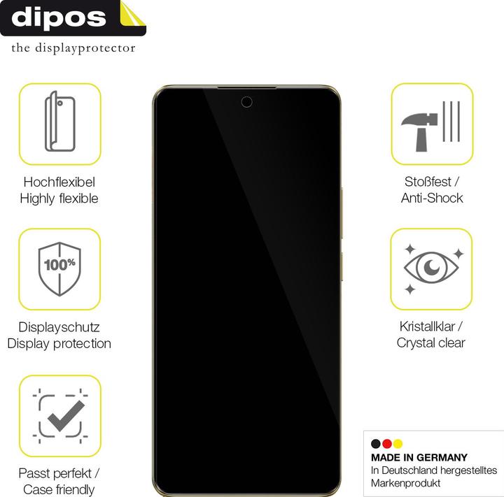Immagine prodotto Dipos 3D Full-Cover Pellicola Protettiva (1 pz., Xiaomi 12 Pro 5G)