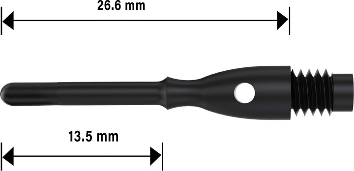 Produktbild Bull's Mega Point Tips Long 6mm(2BA)