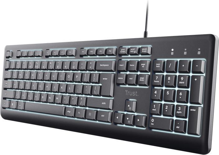 Productafbeelding Trust Primo Illuminated Keyboard De (DE, Bedraad)