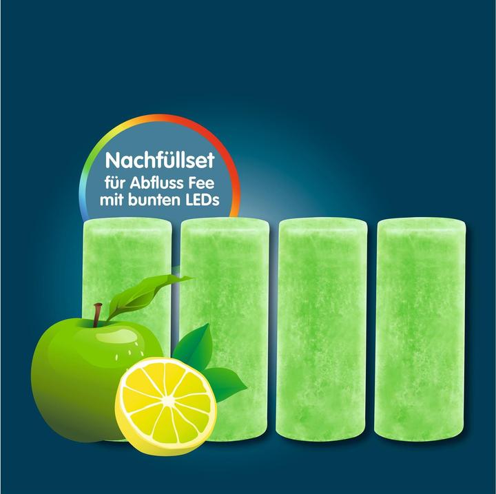 Actual product image Abfluss-Fee Duftstein Apfel-Zitrone 4 Stück