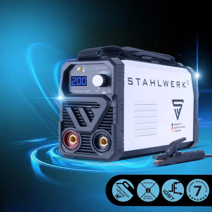 Actual product image Stahlwerk Welding unit ARC 200 MD IGBT MMA E Hand Inverter Single-Board 200 A