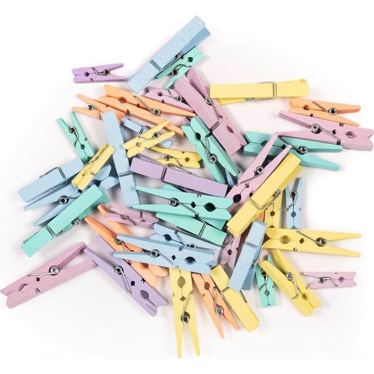 Thumbnail - Folia Holzklammern Pastell