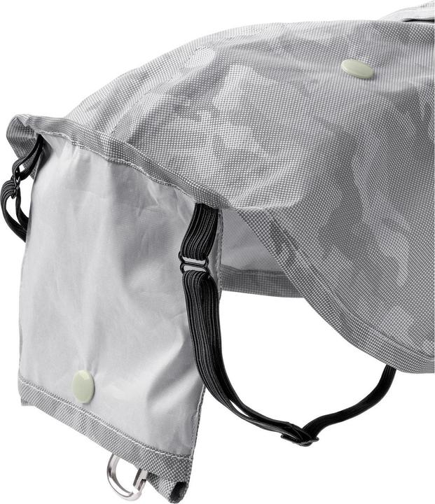 Image du produit Hunter Manteau de pluie Huka to go pour chiens Argent 30 (30, Imperméable pour chien)