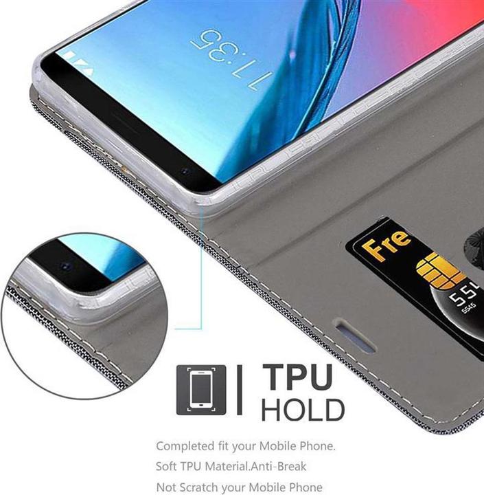Actual product image Cadorabo Book Jeans Optics Cover (ZTE Blade V9)