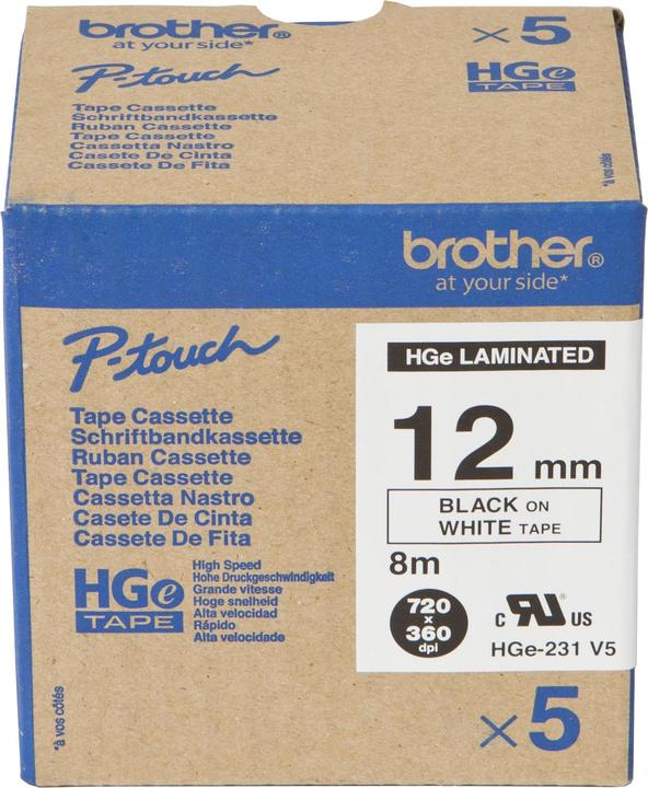 Actual product image Brother Hge-231 (1.20 cm, White, Black)