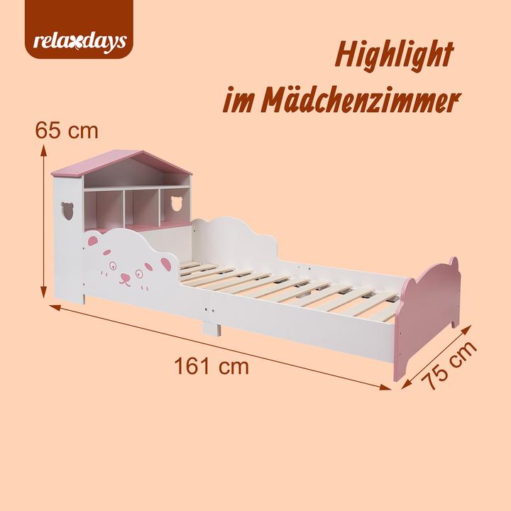 Productafbeelding Relaxdays Kinderbett (70 x 140 cm)
