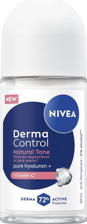 NIVEA Derma Control Natural Tone Roll-On Antitranspirant (Antitranspirant) 50 ml (Roll-on, 50 ml)
