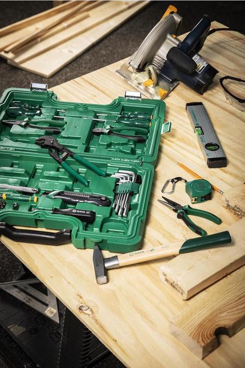 Actual product image SATA 1/4" universal construction tool set, 56 pcs.
