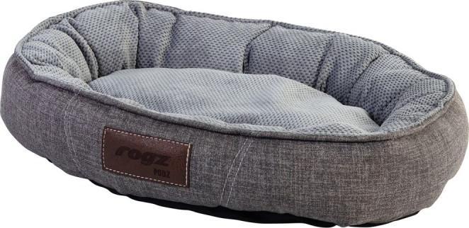Rogz Podz Lounge Ovale con bordo grigio per cani (1 pz) (Cane)
