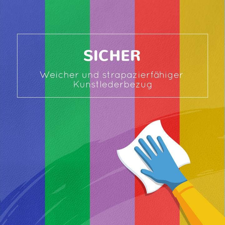 Image du produit Homcom Bausteinset Kunstleder, EPE Mehrfarbig