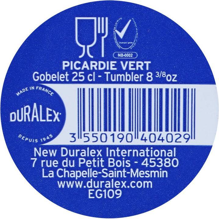 Image du produit Duralex Picardie (0.25 l, 4 x)