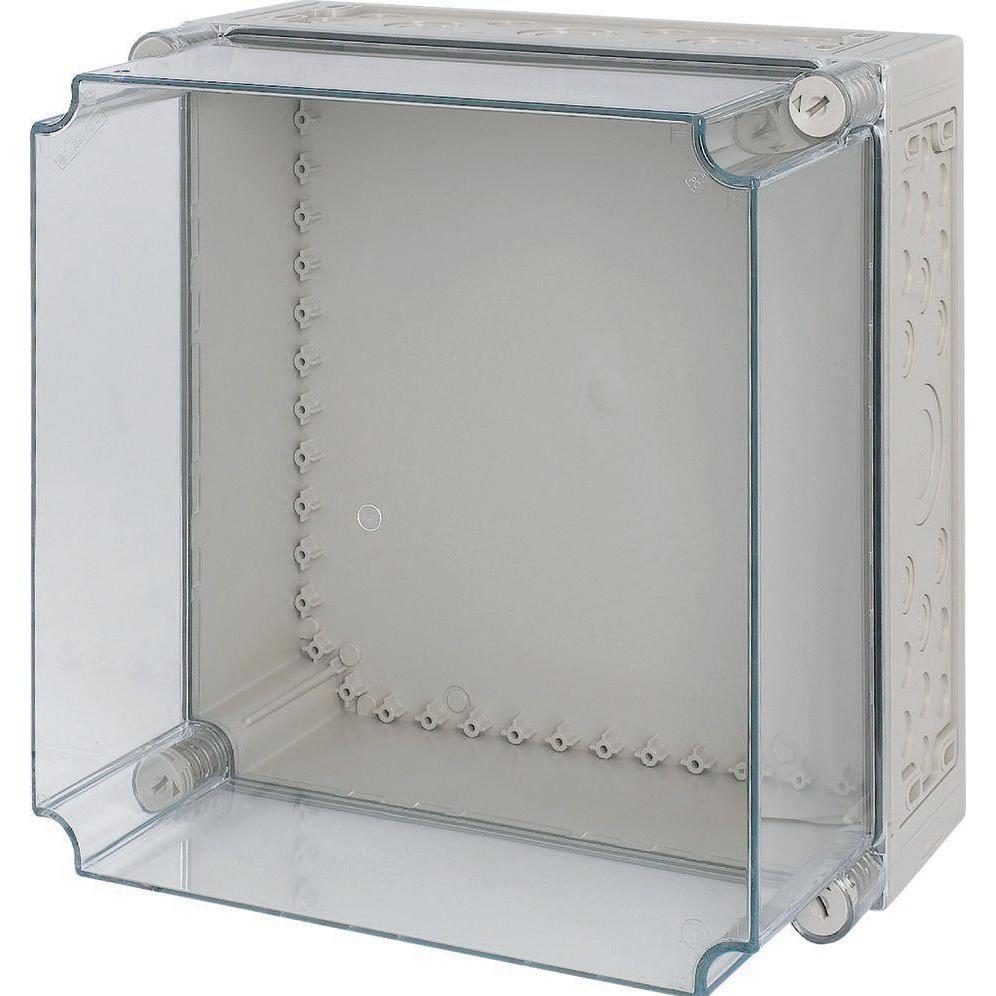 Eaton MOE CI44E-250 EinzelgehÃ¤use 375x375mm ET=250mm Deckel durchs, Elektronikzubehör + Gehäuse, Grau