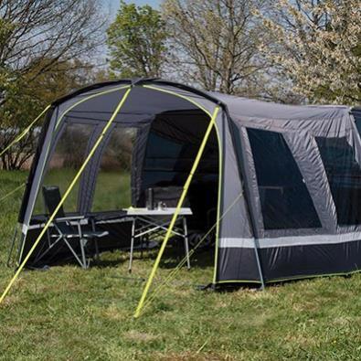 Produktbild High Peak Buszelt Trento 2.0 lightgrey-darkgrey-lime (Kuppelzelt, 9.10 kg, 2 Personen)