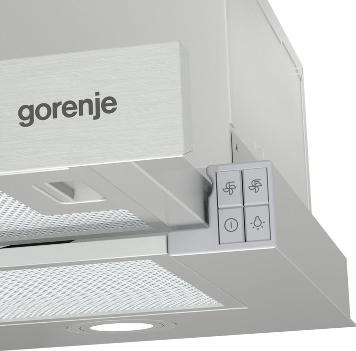 Immagine prodotto Gorenje TH62E4X Dunstabzugshaube Halb eingebaut (Pullout) Edelstahl ³/h C (Cappuccio a schermo piatto)