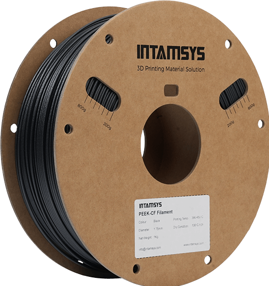 Actual product image Intamsys PEEK 1,75mm NATURAL 500gr 3D FILAMENT (PEEK, 1.75 mm, 500 g, White)