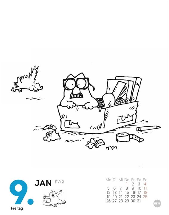 Image du produit Simons Katze Tagesabreisskalender 2026 (11 x 14 cm)