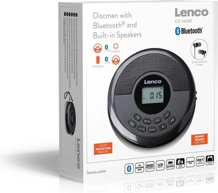 Actual product image Lenco CD-340BK