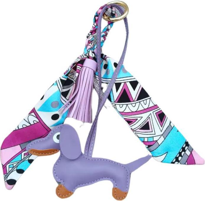 Actual product image Prima Ballerina Bag Charm Hund Violett