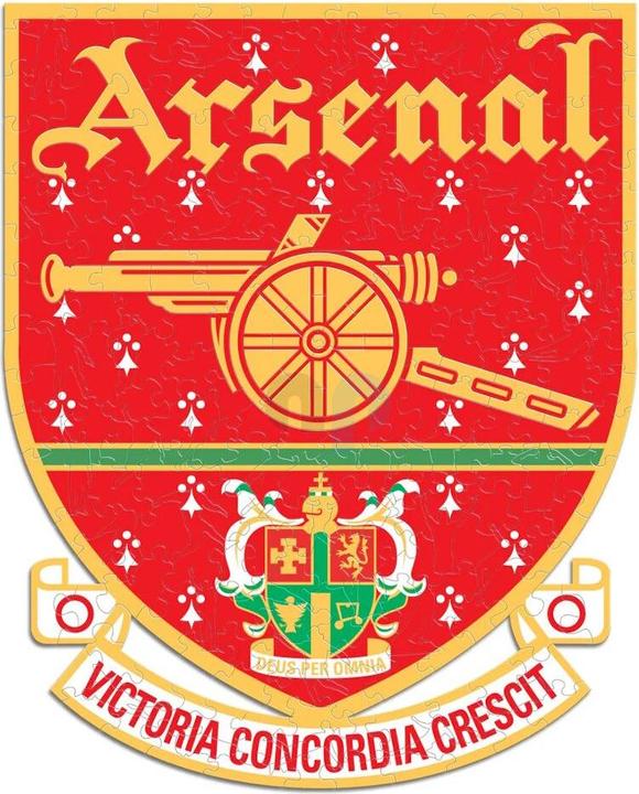 Produktbild Iconic Arsenal FC - Retro Logo - Holz Puzzle Grösse S (150 Teile) (150 Teile)
