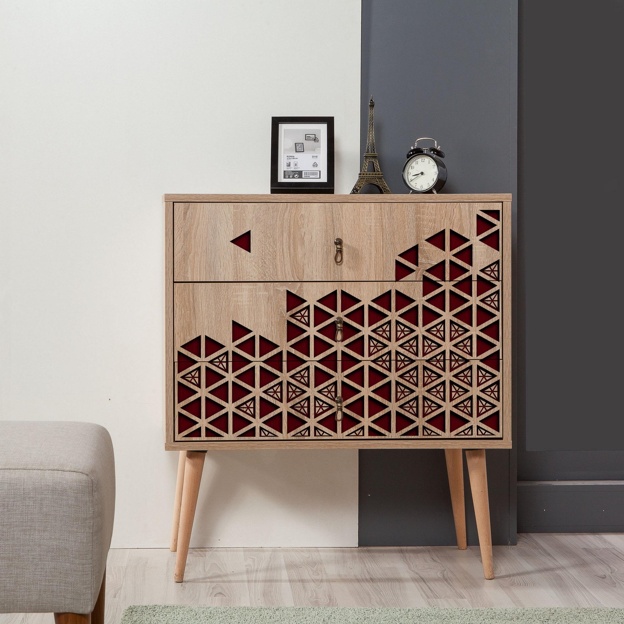 Thumbnail - Homitis, Kommode + Sideboard, Eloise (80 x 90 x 40 cm)