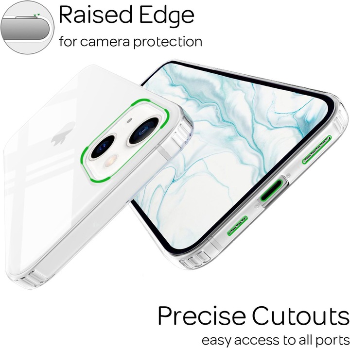 Produktbild Nalia Klare Transparente Hybrid Hülle (Apple iPhone 14)