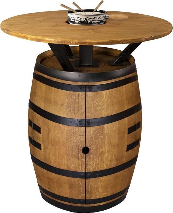 Image du produit Bodega Table haute barrique et réchaud à fondue "Alpage (Fondue au fromage)