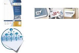 Actual product image HERMA A4 removable labelling strips